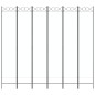 Divisorio a 6 Pannelli Bianco 240x200 cm Tessuto Divisorio a 6 Pannelli Bianco 240x200 cm Tessuto