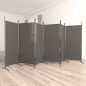 vidaXL Divisorio a 6 Pannelli Antracite 520x180 cm Tessuto vidaXL Divisorio a 6 Pannelli Antracite 520x180 cm Tessuto