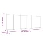 vidaXL Divisorio a 6 Pannelli Antracite 520x180 cm Tessuto vidaXL Divisorio a 6 Pannelli Antracite 520x180 cm Tessuto