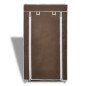 Scarpiera in Tessuto Richiudibile 58 x 28 x 106 cm Marrone Scarpiera in Tessuto Richiudibile 58 x 28 x 106 cm Marrone