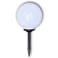 Lampione Solare a LED da Giardino 2 pz 30 cm con Picchetto Lampione Solare a LED da Giardino 2 pz 30 cm con Picchetto
