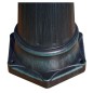 Lampione da Giardino 2 Bracci 215 cm Verde Scuro/Nero Alluminio Lampione da Giardino 2 Bracci 215 cm Verde Scuro/Nero Alluminio