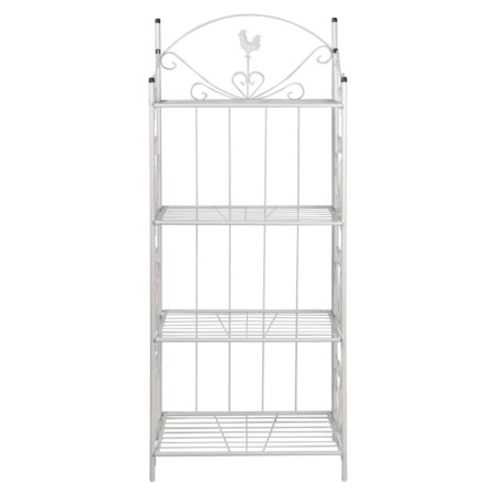Supporto per Piante Quadrato Bianco