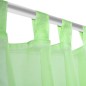 Tende Trasparenti 2 pz Verde Mela 140 x 175 cm Tende Trasparenti 2 pz Verde Mela 140 x 175 cm
