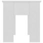 Tavolino da Salotto Bianco 101x49x52 cm in Legno Multistrato Tavolino da Salotto Bianco 101x49x52 cm in Legno Multistrato