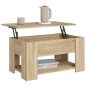 Tavolino da Salotto Rovere Sonoma 79x49x41 cm Legno Multistrato Tavolino da Salotto Rovere Sonoma 79x49x41 cm Legno Multistrato