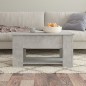 Tavolino da Salotto Grigio Cemento 79x49x41cm Legno Multistrato Tavolino da Salotto Grigio Cemento 79x49x41cm Legno Multistrato