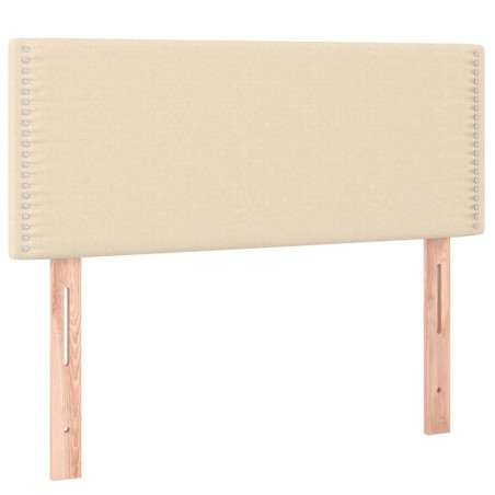 Testiera Crema 100x5x78/88 cm in Tessuto