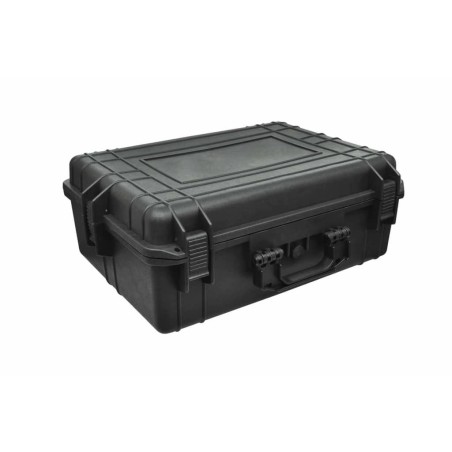 vidaXL Valigetta in Plastica Dura e Schiuma 35 L Nera