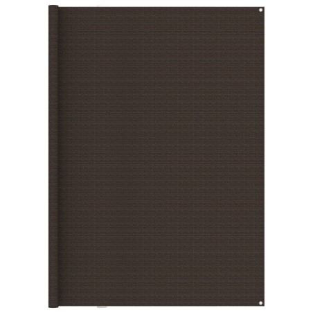 Tappeto da Tenda 250x500 cm Marrone