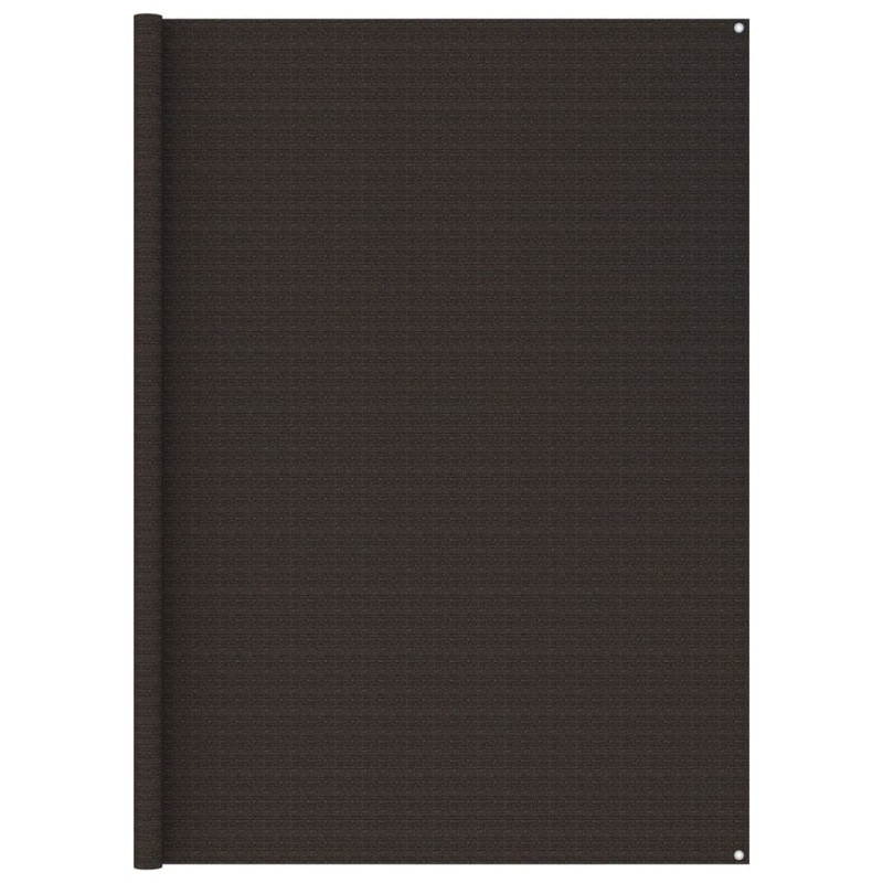 Tappeto da Tenda 250x250 cm Marrone