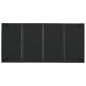 Tavolo da Giardino Piano in Vetro Nero 190x90x75 cm Polyrattan Tavolo da Giardino Piano in Vetro Nero 190x90x75 cm Polyrattan