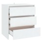 Credenza Bianca 70x41x75 cm in Truciolato Credenza Bianca 70x41x75 cm in Truciolato