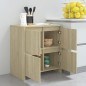 Credenza Rovere Sonoma 70x41x75 cm in Truciolato Credenza Rovere Sonoma 70x41x75 cm in Truciolato
