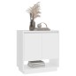 Credenza Bianca 70x41x75 cm in Truciolato Credenza Bianca 70x41x75 cm in Truciolato