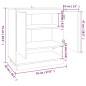Credenza Bianca 70x41x75 cm in Truciolato Credenza Bianca 70x41x75 cm in Truciolato