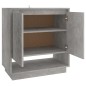 Credenza Grigio Cemento 70x41x75 cm in Truciolato Credenza Grigio Cemento 70x41x75 cm in Truciolato