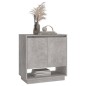 Credenza Grigio Cemento 70x41x75 cm in Truciolato Credenza Grigio Cemento 70x41x75 cm in Truciolato
