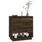 Credenza Rovere Fumo 70x41x75 cm in Truciolato Credenza Rovere Fumo 70x41x75 cm in Truciolato