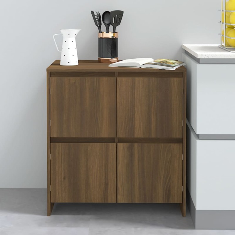 Credenza Rovere Marrone 70x41x75 cm in Truciolato Credenza Rovere Marrone 70x41x75 cm in Truciolato