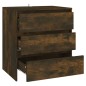 Credenza Rovere Fumo 70x41x75 cm in Truciolato Credenza Rovere Fumo 70x41x75 cm in Truciolato