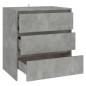 Credenza Grigio Cemento 70x41x75 cm in Truciolato Credenza Grigio Cemento 70x41x75 cm in Truciolato
