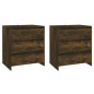 vidaXL Credenze 3 pz Rovere Fumo in Legno Multistrato vidaXL Credenze 3 pz Rovere Fumo in Legno Multistrato