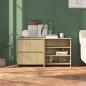 Credenze 2 pz Rovere Sonoma in Legno Multistrato Credenze 2 pz Rovere Sonoma in Legno Multistrato