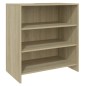 Credenze 2 pz Rovere Sonoma in Legno Multistrato Credenze 2 pz Rovere Sonoma in Legno Multistrato