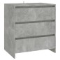 Credenze 3 pz Grigio Cemento in Legno Multistrato Credenze 3 pz Grigio Cemento in Legno Multistrato