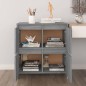 Credenze 2 pz Grigio Sonoma 70x41x75 cm in Truciolato Credenze 2 pz Grigio Sonoma 70x41x75 cm in Truciolato