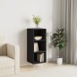 Credenza Nera 34,5x32,5x90 cm in Legno Multistrato Credenza Nera 34,5x32,5x90 cm in Legno Multistrato