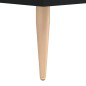Credenza Nera 34,5x32,5x90 cm in Legno Multistrato Credenza Nera 34,5x32,5x90 cm in Legno Multistrato