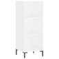 Credenza Bianca 34,5x32,5x90 cm in Legno Multistrato Credenza Bianca 34,5x32,5x90 cm in Legno Multistrato