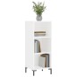 Credenza Bianca 34,5x32,5x90 cm in Legno Multistrato Credenza Bianca 34,5x32,5x90 cm in Legno Multistrato