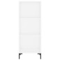 Credenza Bianca 34,5x32,5x90 cm in Legno Multistrato Credenza Bianca 34,5x32,5x90 cm in Legno Multistrato