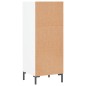 Credenza Bianca 34,5x32,5x90 cm in Legno Multistrato Credenza Bianca 34,5x32,5x90 cm in Legno Multistrato
