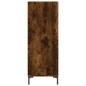 vidaXL Credenza Rovere Fumo 34,5x32,5x90 cm in Legno Multistrato vidaXL Credenza Rovere Fumo 34,5x32,5x90 cm in Legno Multistrato