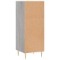 Credenza Grigio Sonoma 34,5x32,5x90 cm in Legno Multistrato Credenza Grigio Sonoma 34,5x32,5x90 cm in Legno Multistrato