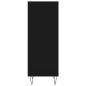 Credenza Nera 34,5x32,5x90 cm in Legno Multistrato Credenza Nera 34,5x32,5x90 cm in Legno Multistrato