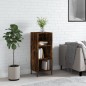Credenza Rovere Fumo 34,5x32,5x90 cm in Legno Multistrato Credenza Rovere Fumo 34,5x32,5x90 cm in Legno Multistrato