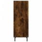 Credenza Rovere Fumo 34,5x32,5x90 cm in Legno Multistrato Credenza Rovere Fumo 34,5x32,5x90 cm in Legno Multistrato