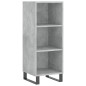 Credenza Grigio Cemento 34,5x32,5x90 cm in Legno Multistrato Credenza Grigio Cemento 34,5x32,5x90 cm in Legno Multistrato