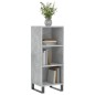 Credenza Grigio Cemento 34,5x32,5x90 cm in Legno Multistrato Credenza Grigio Cemento 34,5x32,5x90 cm in Legno Multistrato