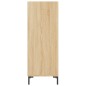 Credenza Rovere Sonoma 34,5x32,5x90 cm in Legno Multistrato Credenza Rovere Sonoma 34,5x32,5x90 cm in Legno Multistrato