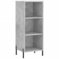 Credenza Grigio Cemento 34,5x32,5x90 cm in Legno Multistrato Credenza Grigio Cemento 34,5x32,5x90 cm in Legno Multistrato