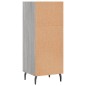 vidaXL Credenza Grigio Sonoma 34,5x32,5x90 cm in Legno Multistrato vidaXL Credenza Grigio Sonoma 34,5x32,5x90 cm in Legno Multistrato