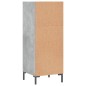 Credenza Grigio Cemento 34,5x32,5x90 cm in Legno Multistrato Credenza Grigio Cemento 34,5x32,5x90 cm in Legno Multistrato
