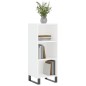 Credenza Bianca 34,5x32,5x90 cm in Legno Multistrato Credenza Bianca 34,5x32,5x90 cm in Legno Multistrato