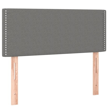 vidaXL Testiera Grigio Scuro 100x5x78/88 cm in Tessuto